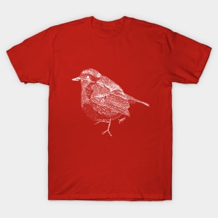 Little Inverted Robin Redbreast T-Shirt